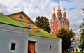 Architecture of Novodevichy convent in Moscow. Royalty Free Stock Photo