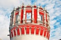 Architecture of Novodevichy convent in Moscow.