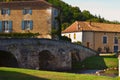 Architecture of Old bridge Saint Jean de Cole France