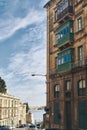 Beautiful house with old balconies