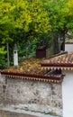 architecture of the old streets in Sevastopol. Old houses Royalty Free Stock Photo