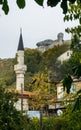 architecture of the old streets in Sevastopol. Old houses Royalty Free Stock Photo