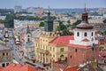 Architecture of the old town in Lublin Royalty Free Stock Photo