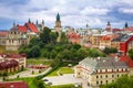 Architecture of the old town in Lublin Royalty Free Stock Photo