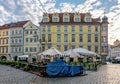 Architecture of old town streets at sunrise, Prague, Czech Republic Royalty Free Stock Photo