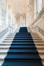 Architecture: Palazzo Madama's staircase Royalty Free Stock Photo