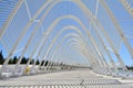Architecture Pattern Details of Athens Olympic Stadium, Greece Royalty Free Stock Photo