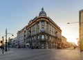 Architecture of Piotrkowska Street in Lodz Royalty Free Stock Photo