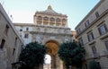 Porta Nuova in Palermo, Sicily, Italy at sunset Royalty Free Stock Photo