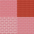 Architecture rustication types set smoth Royalty Free Stock Photo
