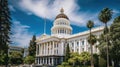 architecture sacramento capitol building Royalty Free Stock Photo