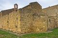 Architecture of Saint Efisio church, island of Sardinia, Italy