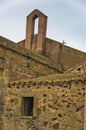 Architecture of Saint Efisio church, island of Sardinia, Italy