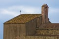 Architecture of Saint Efisio church, island of Sardinia, Italy