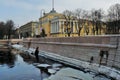 Architecture of Saint Petersburg, Russia. Admiralty building