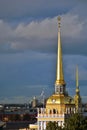 Architecture of Saint-Petersburg, Russia. Saint Isaacs cathedral. Royalty Free Stock Photo
