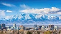 architecture salt lake city skyline Royalty Free Stock Photo