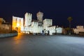 Architecture of Scaligero Castle at Garda lake in Sirmione, Italy Royalty Free Stock Photo