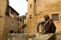 Architecture and Sculpture of Sarlat Royalty Free Stock Photo