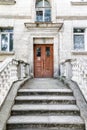 Architecture of Sevastopol. Old courtyard on a summer day Royalty Free Stock Photo