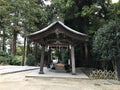 An architecture of Shiogama Shrine in Miyagi, Japan.