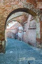 Architecture in Sibiu Transylvania - Pasajul Scarilor - the Stairs passage on old wall fortification...IMAGE