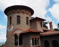 Architecture In Sintra Portugal With Stone Building And Clay Tiles