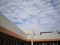 Architecture  Sky White clouds Royalty Free Stock Photo