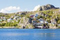 Architecture of St. John`s, Newfoundland Royalty Free Stock Photo