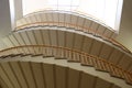 Architecture and stairs. Spiral Staircase. Modern design and architecture.
