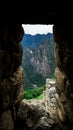 Architecture of the streets of Machu Picchu Royalty Free Stock Photo
