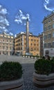 Architecture of the streets of Rome. Italy Royalty Free Stock Photo