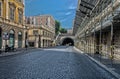 Architecture of the streets of Rome. Italy Royalty Free Stock Photo