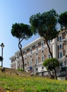 Architecture of the streets of Rome. Italy Royalty Free Stock Photo