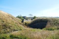 Architecture of Suomenlinna sea fortress in Helsinki, Finland Royalty Free Stock Photo