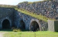 Architecture of Suomenlinna sea fortress in Helsinki, Finland