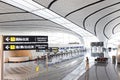 Architecture of Terminal building of daxing international airport Royalty Free Stock Photo