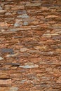 Architecture textures, detailed rusty and rustic old wall masonry schist