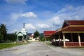 Architecture in thai temple Royalty Free Stock Photo