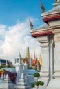 The architecture of Thailand and a view of the Royal Palace