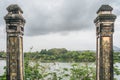 The architecture of Thien Mu Pagoda, Hue Royalty Free Stock Photo