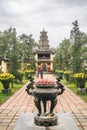 The architecture of Thien Mu Pagoda, Hue Royalty Free Stock Photo