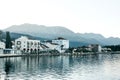 Architecture in Tivat in Montenegro. Royalty Free Stock Photo