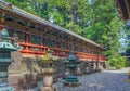 Architecture of Toshogu Shrine temple in Nikko Royalty Free Stock Photo