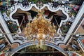 Architecture of Trinity Sergius Lavra. Old church interior. Royalty Free Stock Photo