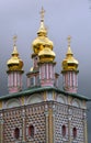 Architecture of Trinity Sergius Lavra, Russia.