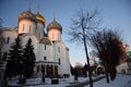 Architecture of Trinity Sergius Lavra, Sergiev Posad, Moscow region, Russia.