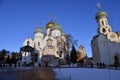 Architecture of Trinity Sergius Lavra, Sergiev Posad, Moscow region, Russia.