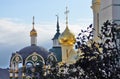 Architecture of Trinity Sergius Lavra, Sergiev Posad, Moscow region, Russia. Royalty Free Stock Photo