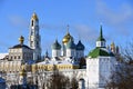 Architecture of Trinity Sergius Lavra, Sergiev Posad, Moscow region, Russia. Royalty Free Stock Photo